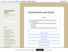 Tablet Screenshot of bremen-restaurants.de